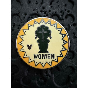 Enchanted Tiki Room Women Restroom Signs 2017 Hidden Mickey Disney Pin